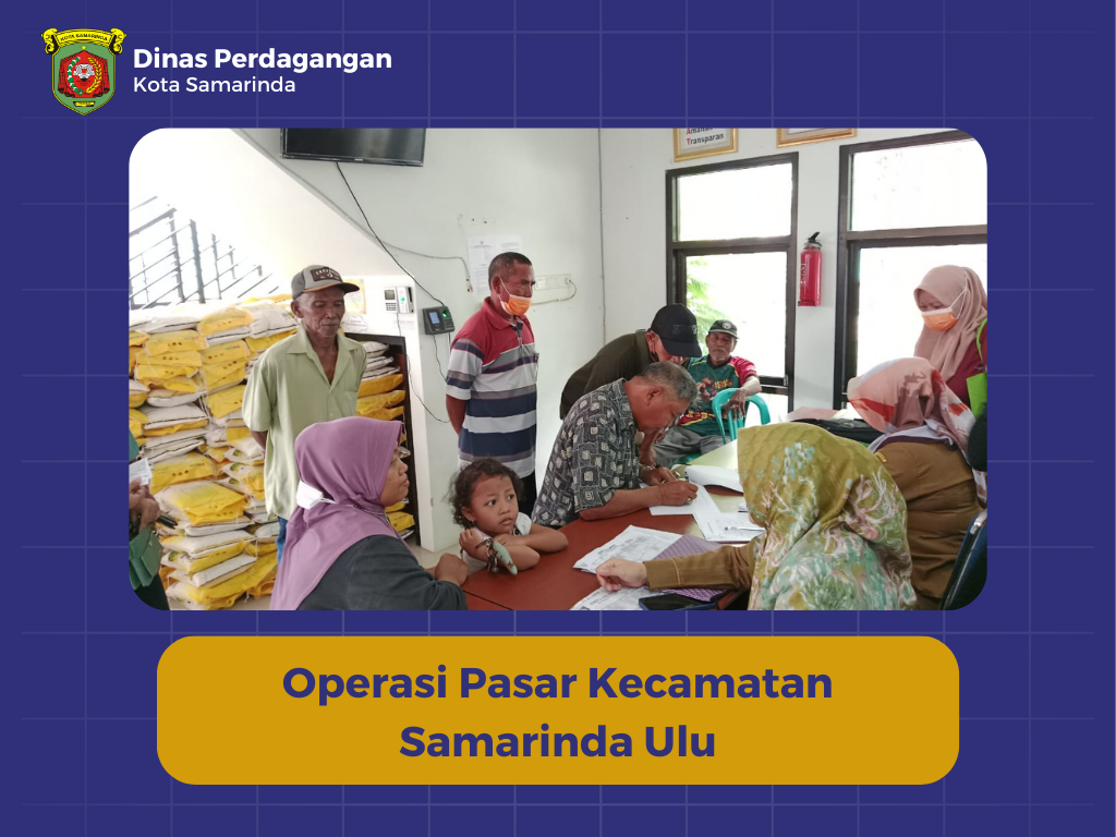Operasi Pasar Kecamatan Samarinda Ulu