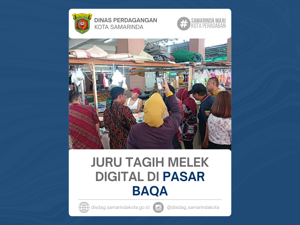 Juru Tagih Melek Digital di Pasar Baqa